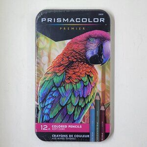Prismacolor Premier Colored Pencils, Soft Core, Assorted Colors, 12 Count